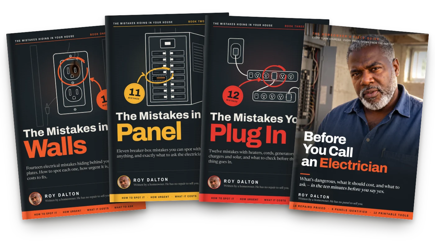 The four books in The Homeowner's Electrical Library