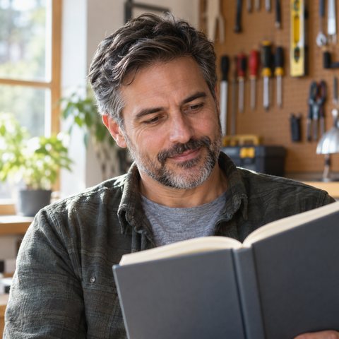 AI-generated illustration of a potential reader.